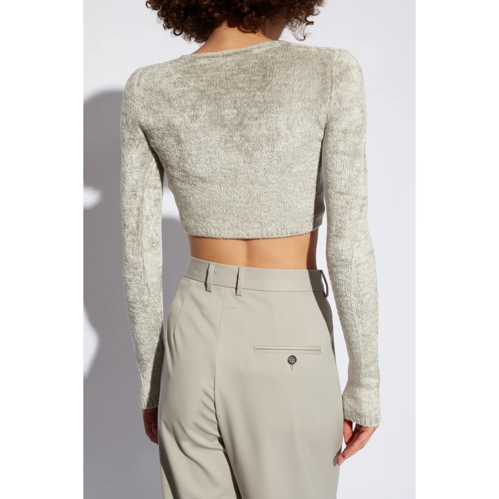 Diesel M-Cheryl chenille top Gray Dames