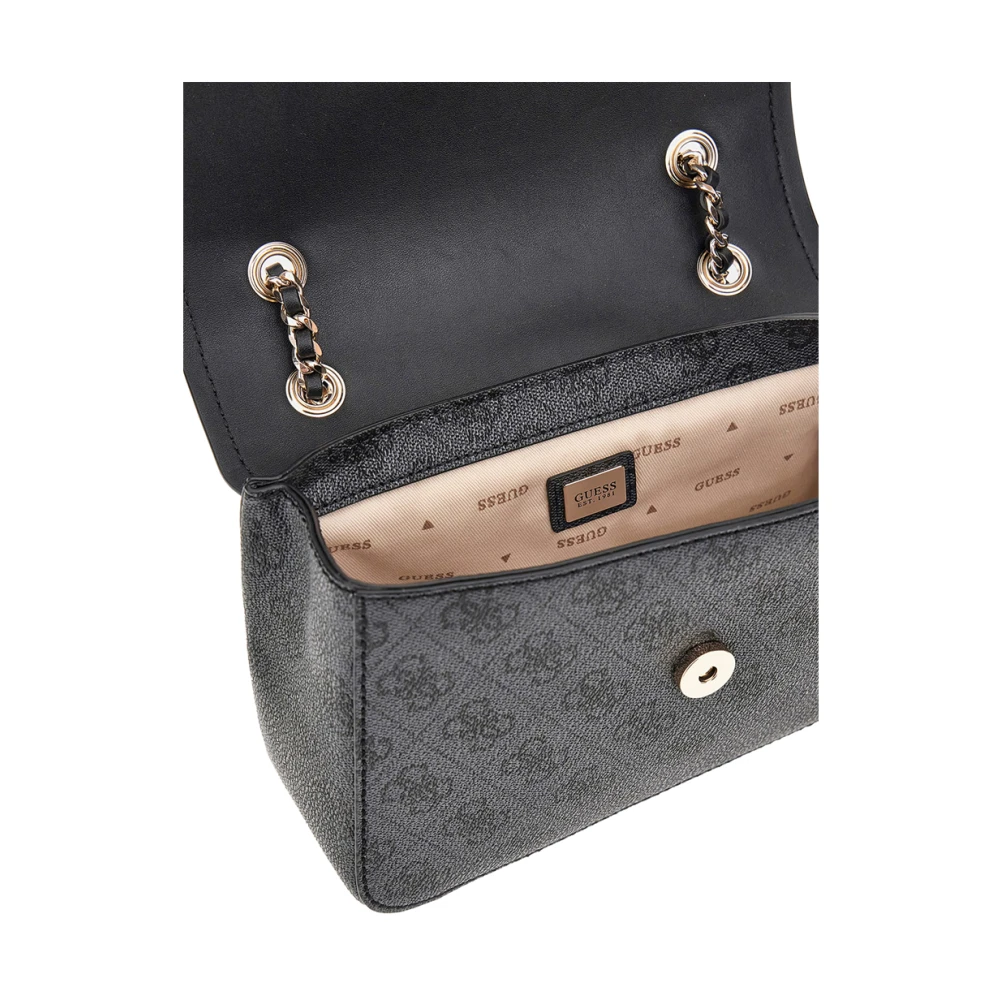 Guess Elegante schoudertas met gouden details Black Dames