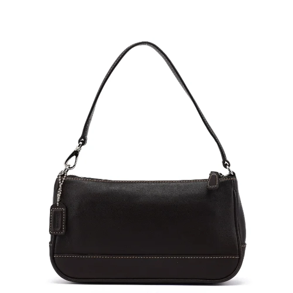 Coach Pre-owned Leather handbags Brown Dames