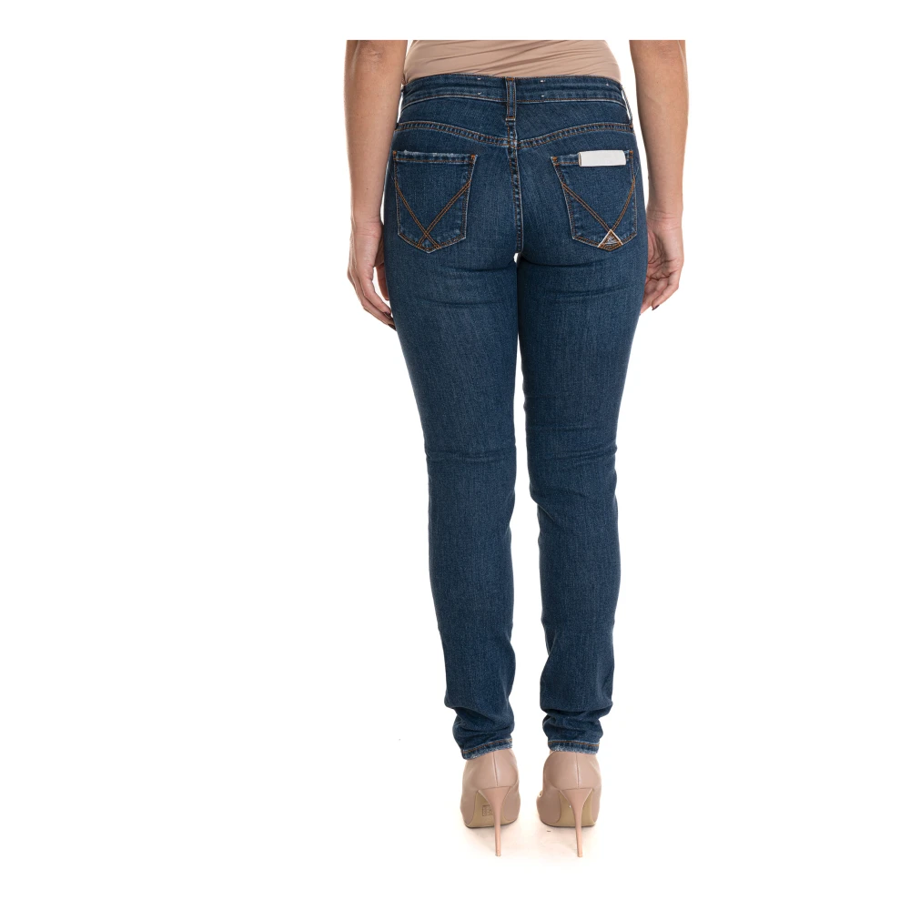 Roy Roger's Slim-fit Denim Jeans met Push-up Technologie Blue Dames