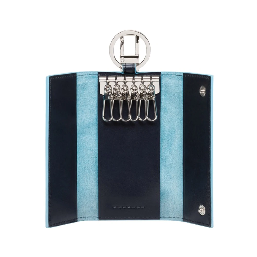 Piquadro Unisex Blauw Large Key Holder