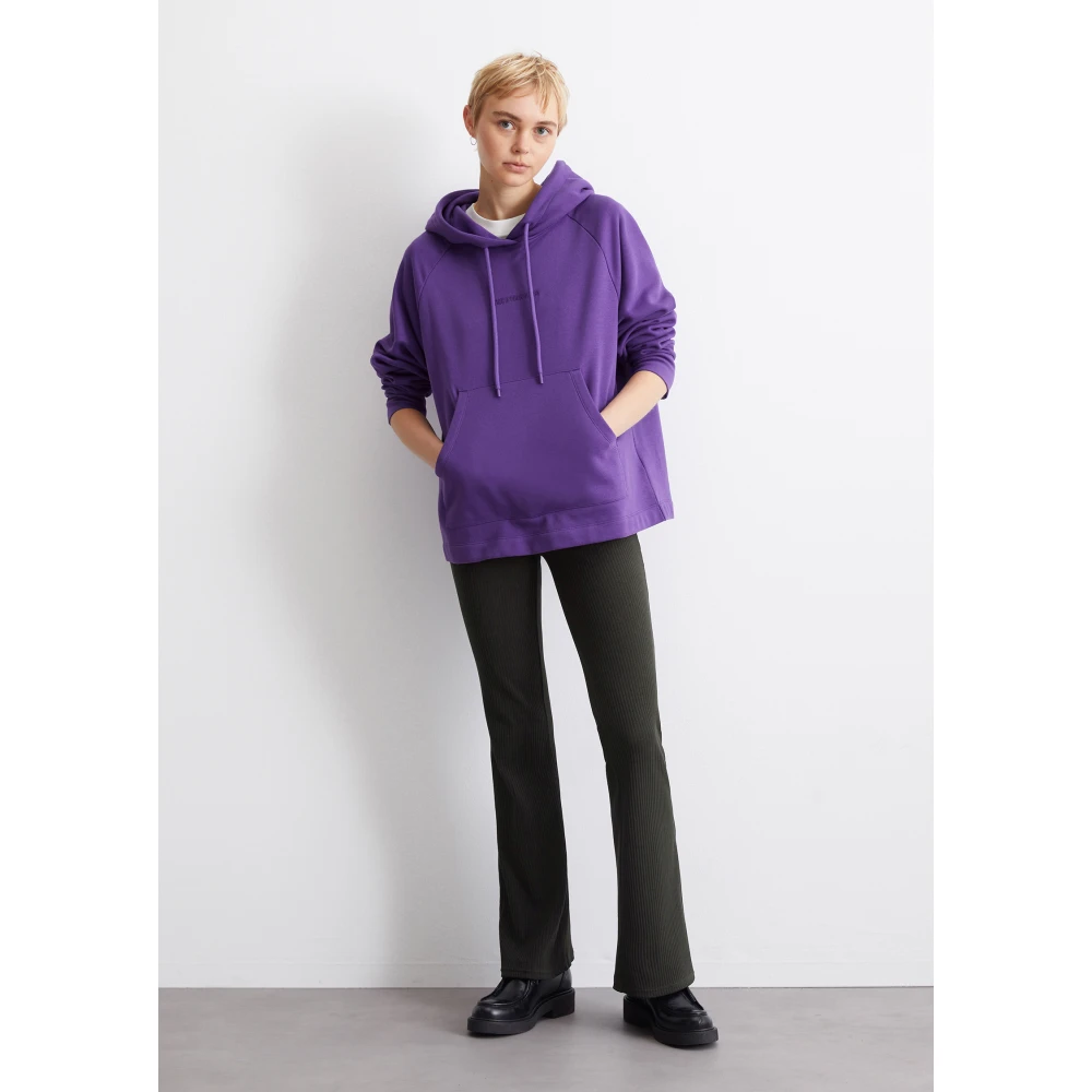 Marc O'Polo Logo hoodie oversized Purple Dames