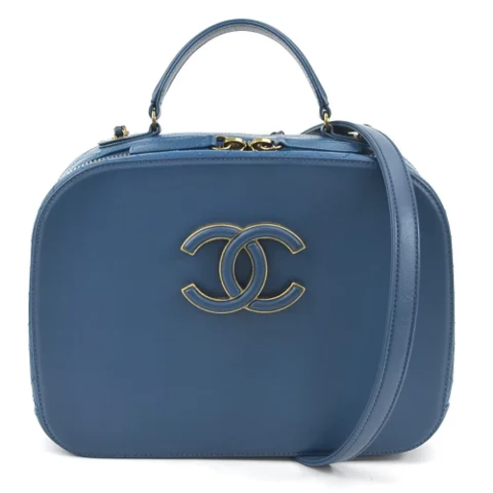 Chanel Vintage Pre-owned Fabric chanel-bags Blue Dames
