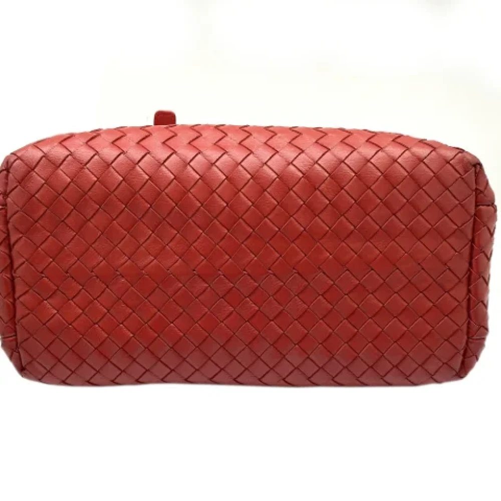 Bottega Veneta Vintage Pre-owned Leather handbags Red Dames
