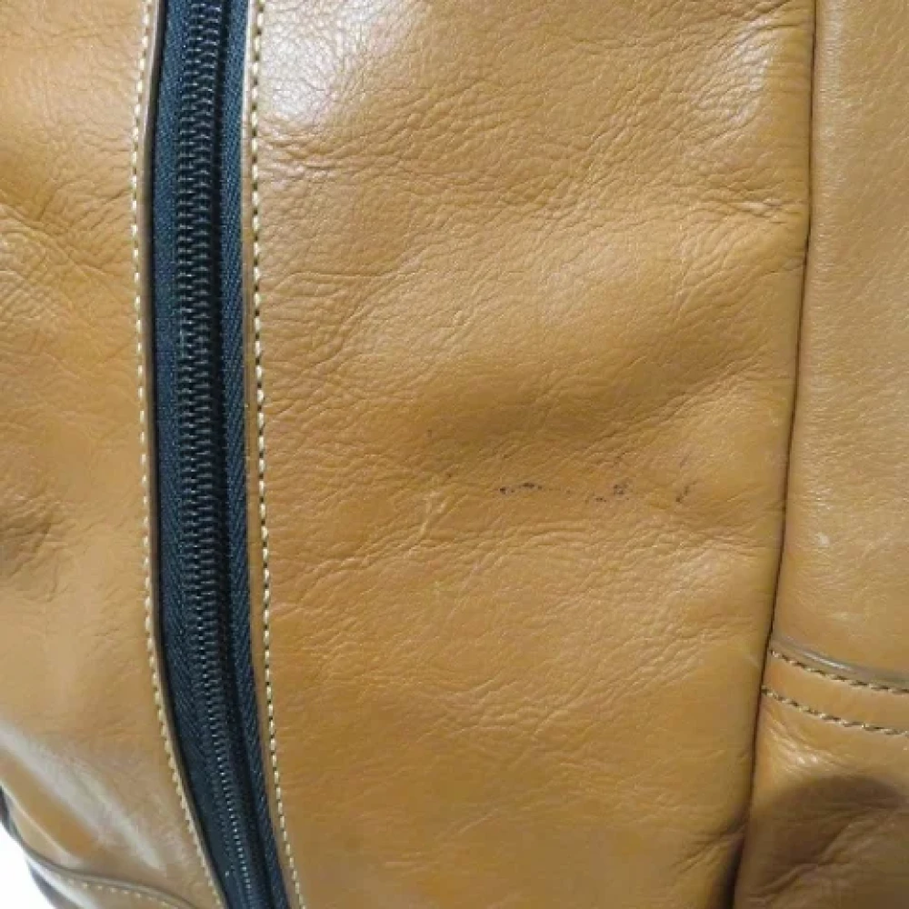 Coach Pre-owned Leather crossbody-bags Brown Heren
