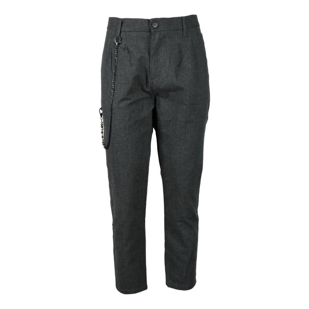 Imperial Katoenmix Casual Broek Gray Heren
