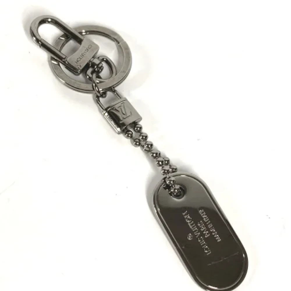 Louis Vuitton Vintage Pre-owned Fabric key-holders Gray Heren