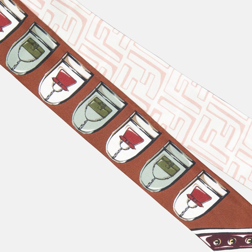 Fendi Zijden Bandeau FF Print Collectie Multicolor Dames