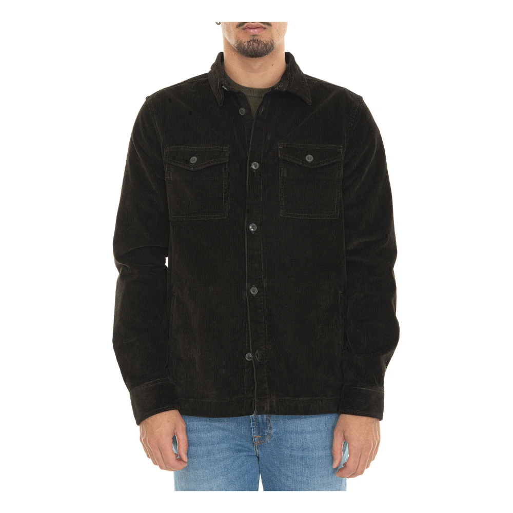 Barbour Maxi Tartan Overshirt met Zakken Brown Heren