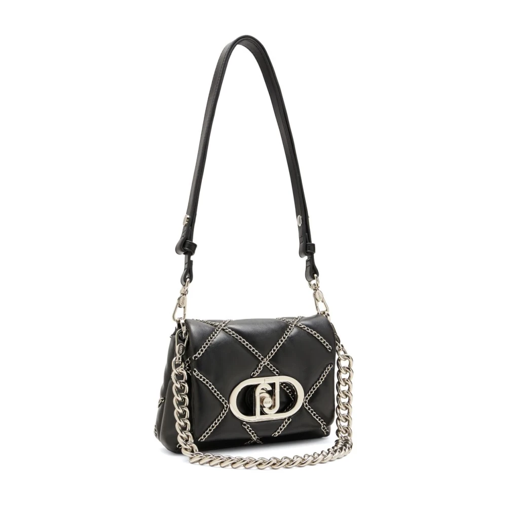 Liu Jo Zwarte Schoudertas Elegant Mode Accessoire Black Dames