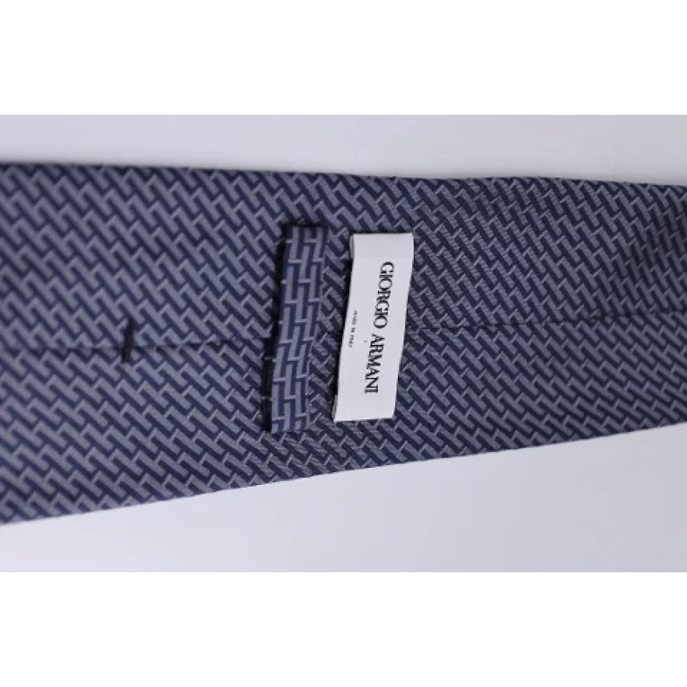 Armani Pre-owned Cotton home-office Blue Heren