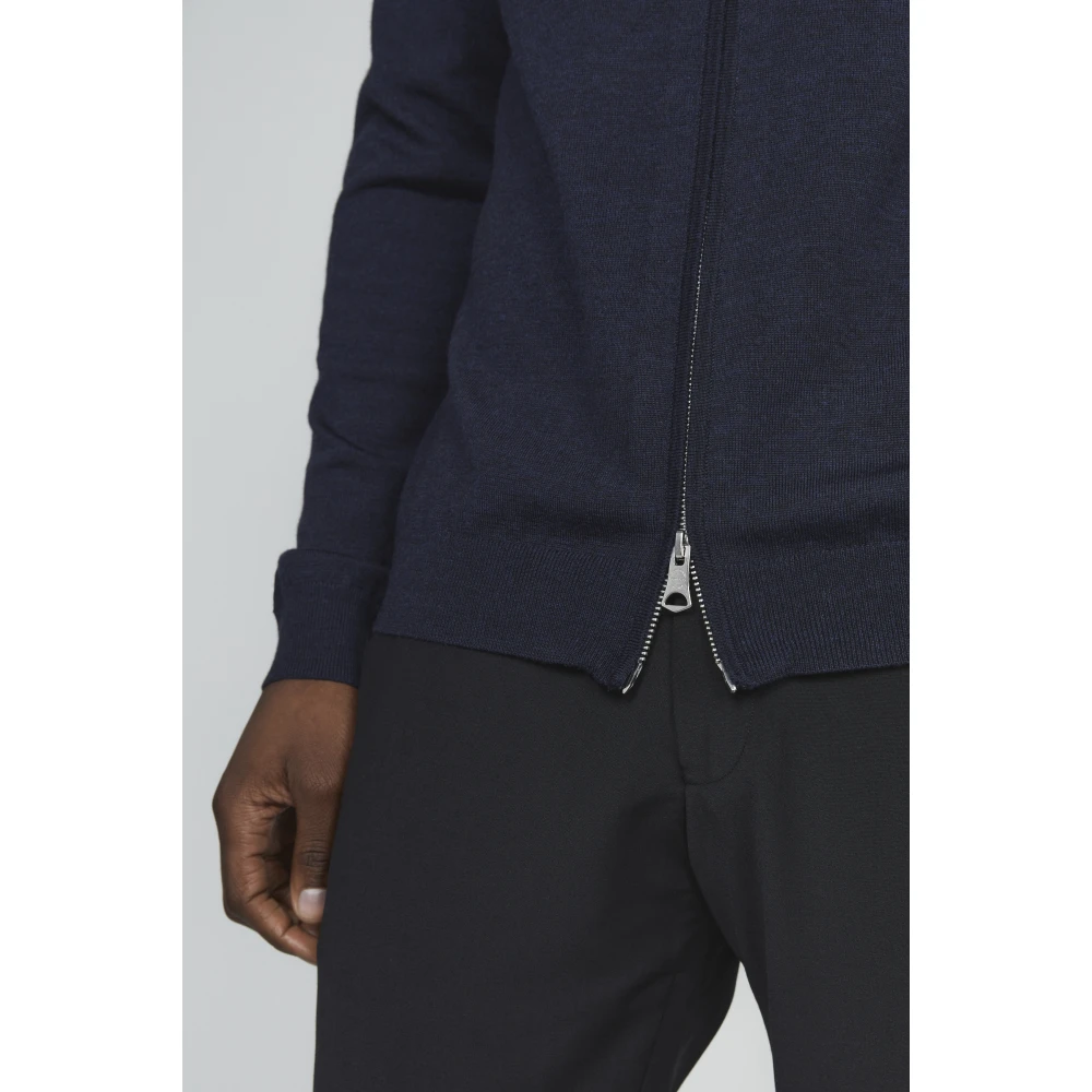 Matinique Klassieke Cardigan Blue Heren