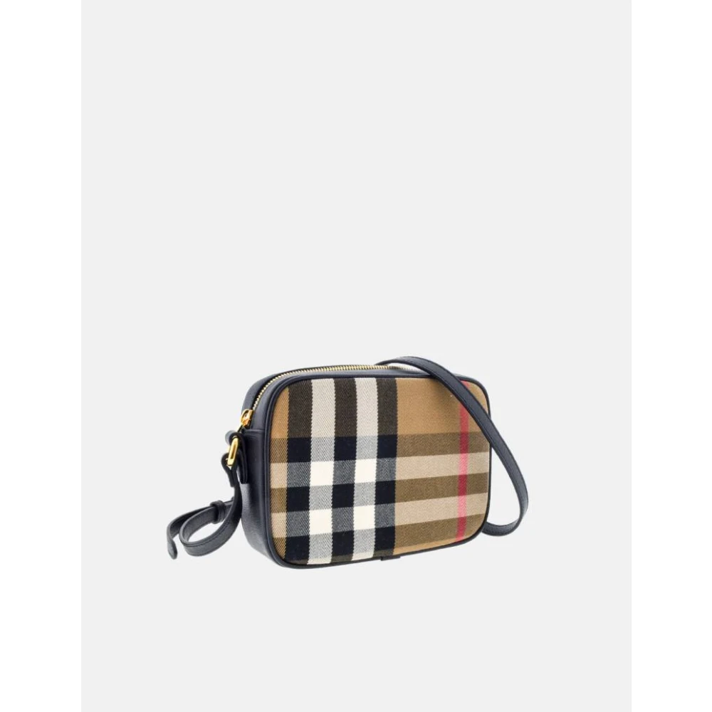 Burberry Zwarte cameratas met ruitprint Multicolor Dames