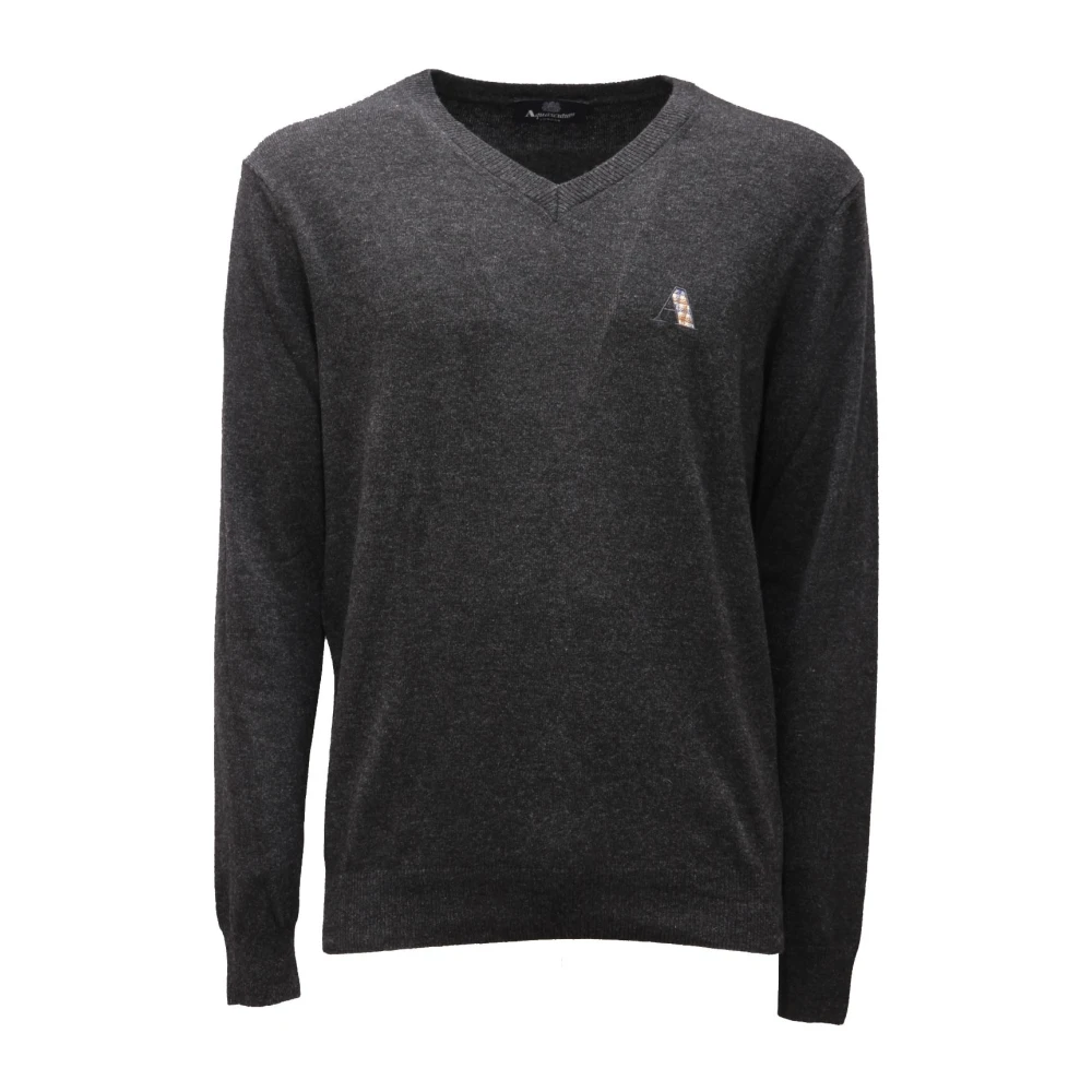 Knitwear > V-neck Knitwear - - Aquascutum - Modalova
