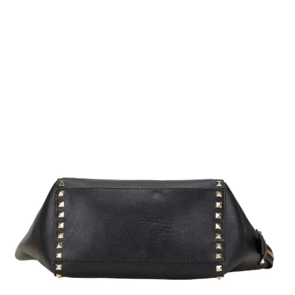 Valentino Vintage Pre-owned Leather handbags Black Dames