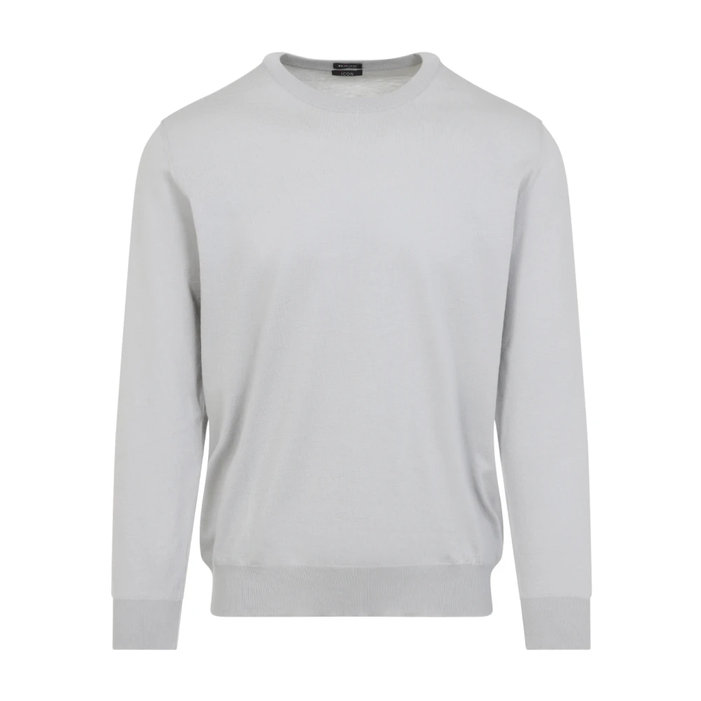 Kiton IJs Grijs Pullover Sweater Gray Heren