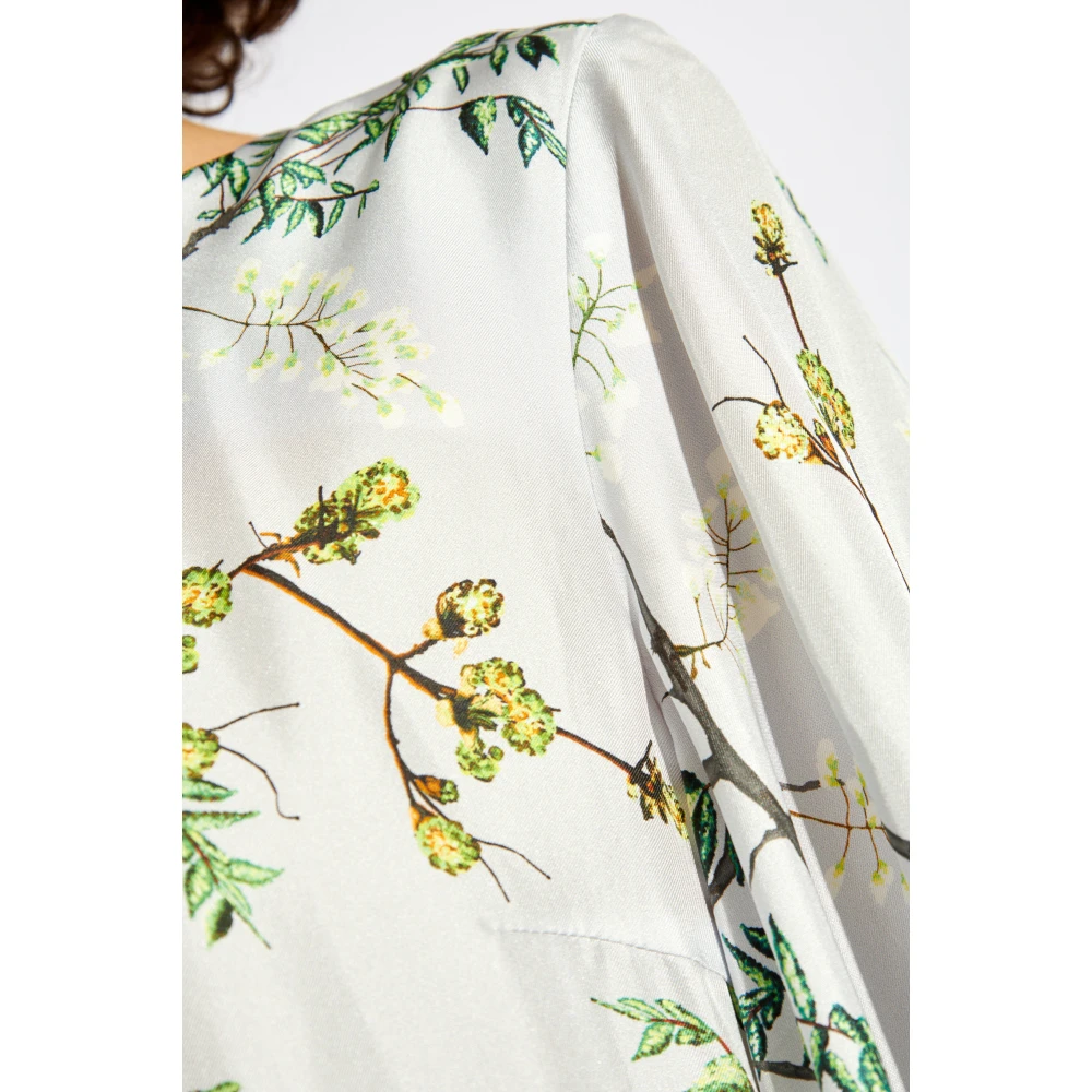 Munthe Bloemenpatroon jurk Gray Dames