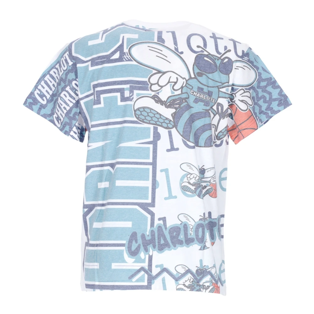 Mitchell & Ness NBA Jumbotron 2.0 Tee Wit Multicolor Heren