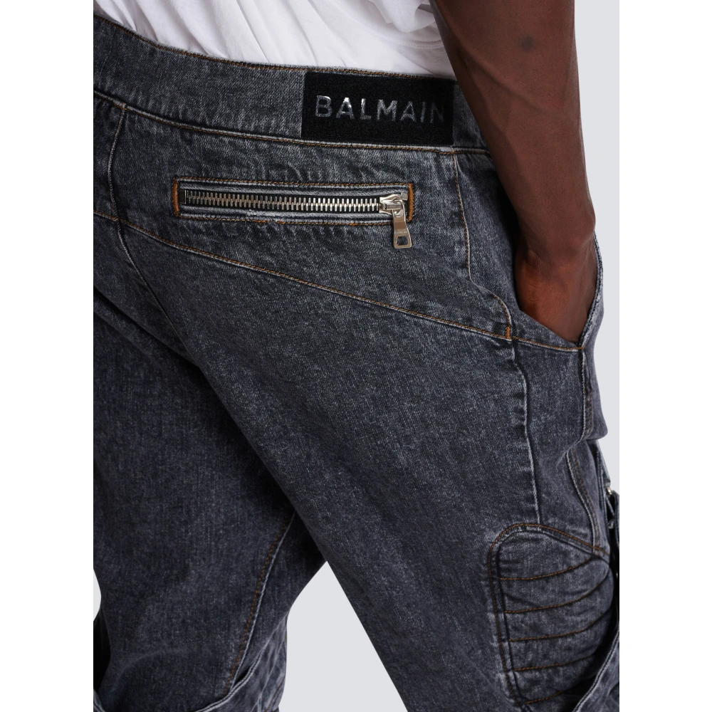 Balmain Jeans Gray Heren
