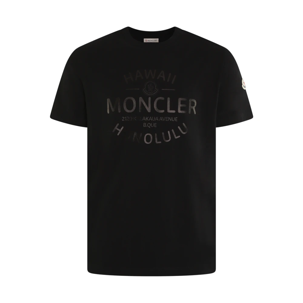 Moncler Heren Ss T-Shirt Black Heren