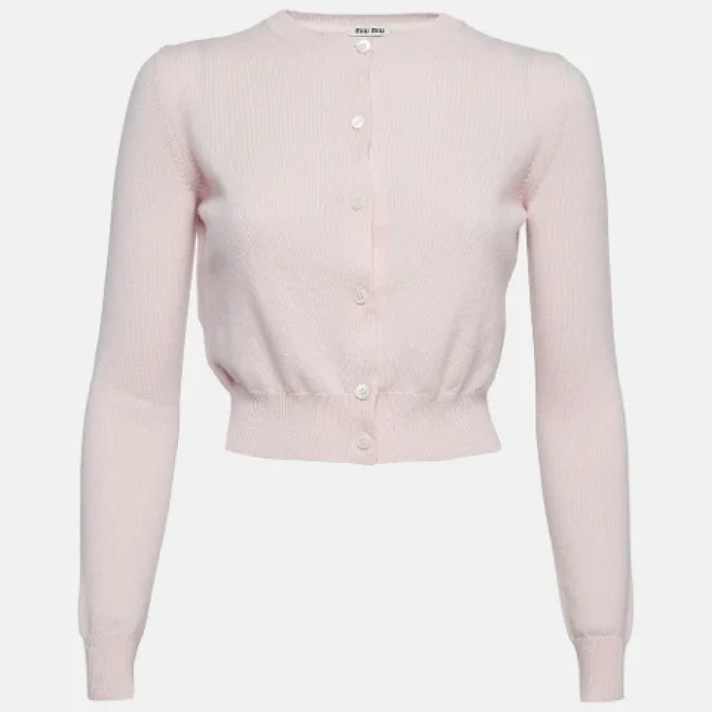 Miu Pre-owned Cashmere tops Pink Dames