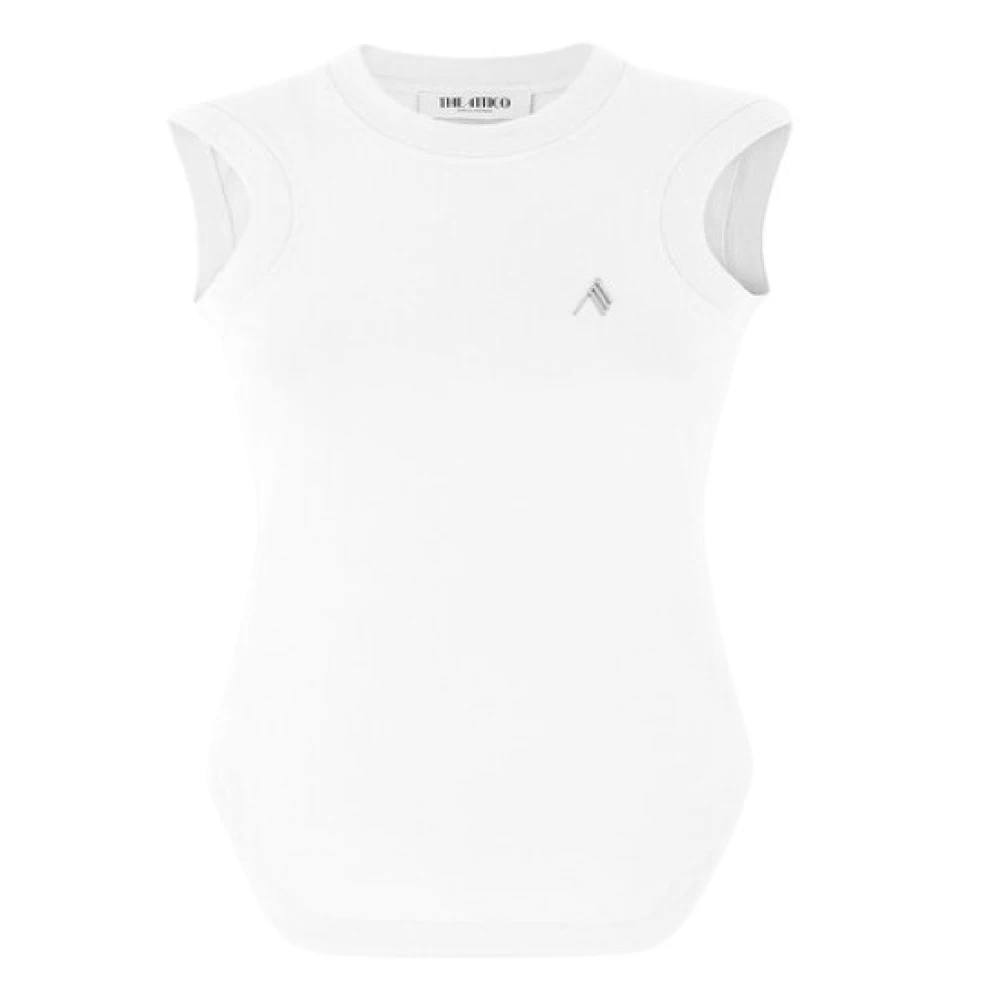 The Attico Witte Top voor Stijlvolle Look White Dames