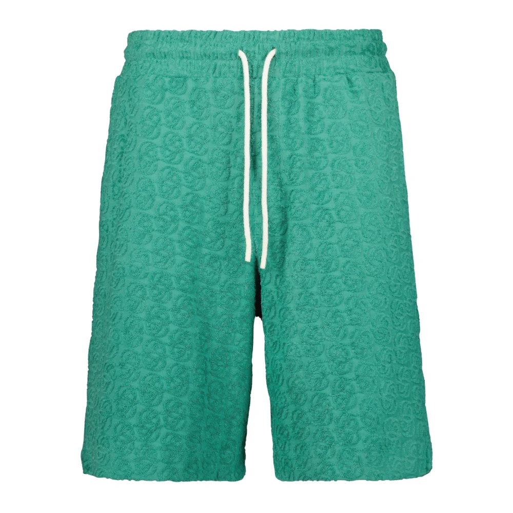 Drole de Monsieur Tricolor Katoenen Monogram T-shirt Lente-Zomer 2025 Green Heren