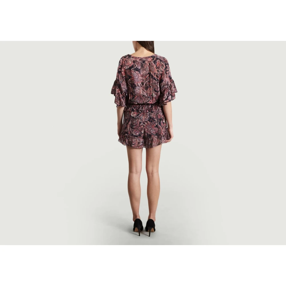 IRO Zwart Kasjmierprint Jumpsuit Multicolor Dames