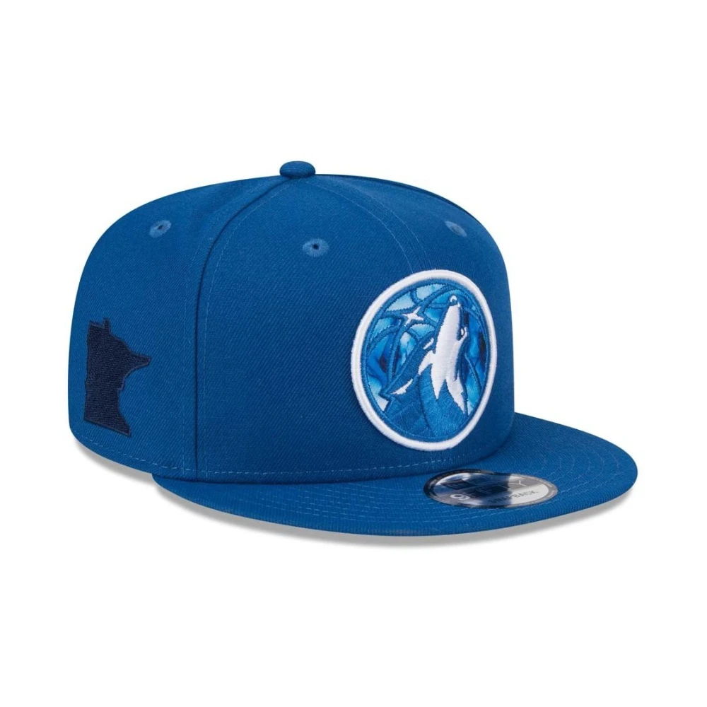 new era NBA ALT Cap Blauw Patched Logo Blue Heren