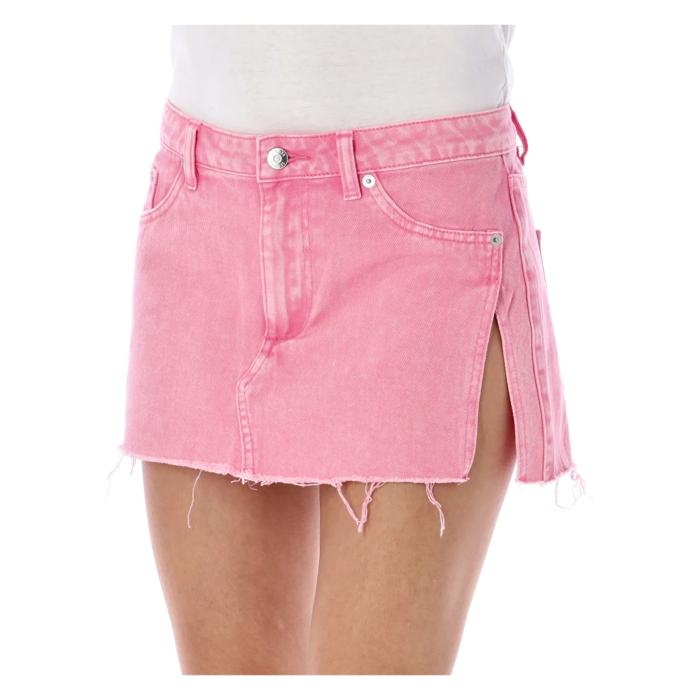 Ser.o.ya Malibu Pink Zuri Denim Mini Rok Pink Dames