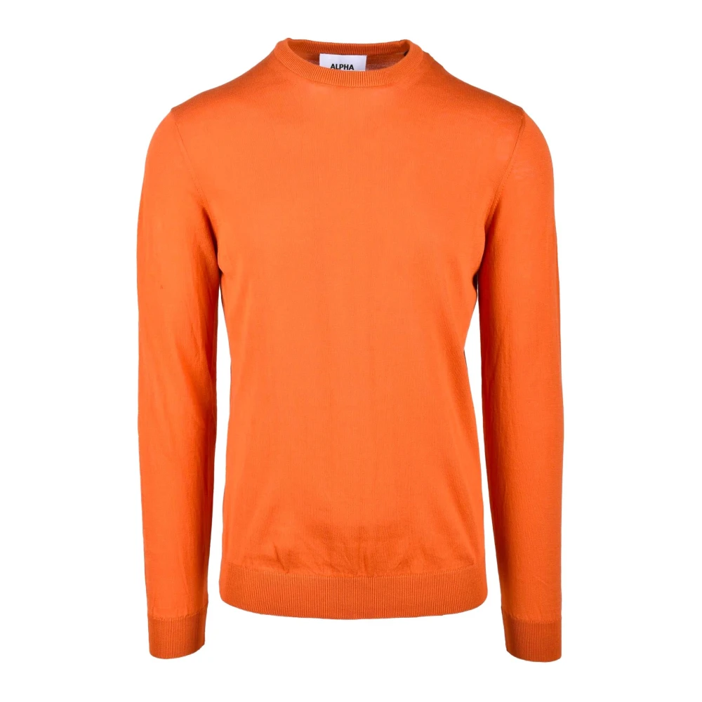 Alpha Studio Katoenen Gebreide Top Red Heren