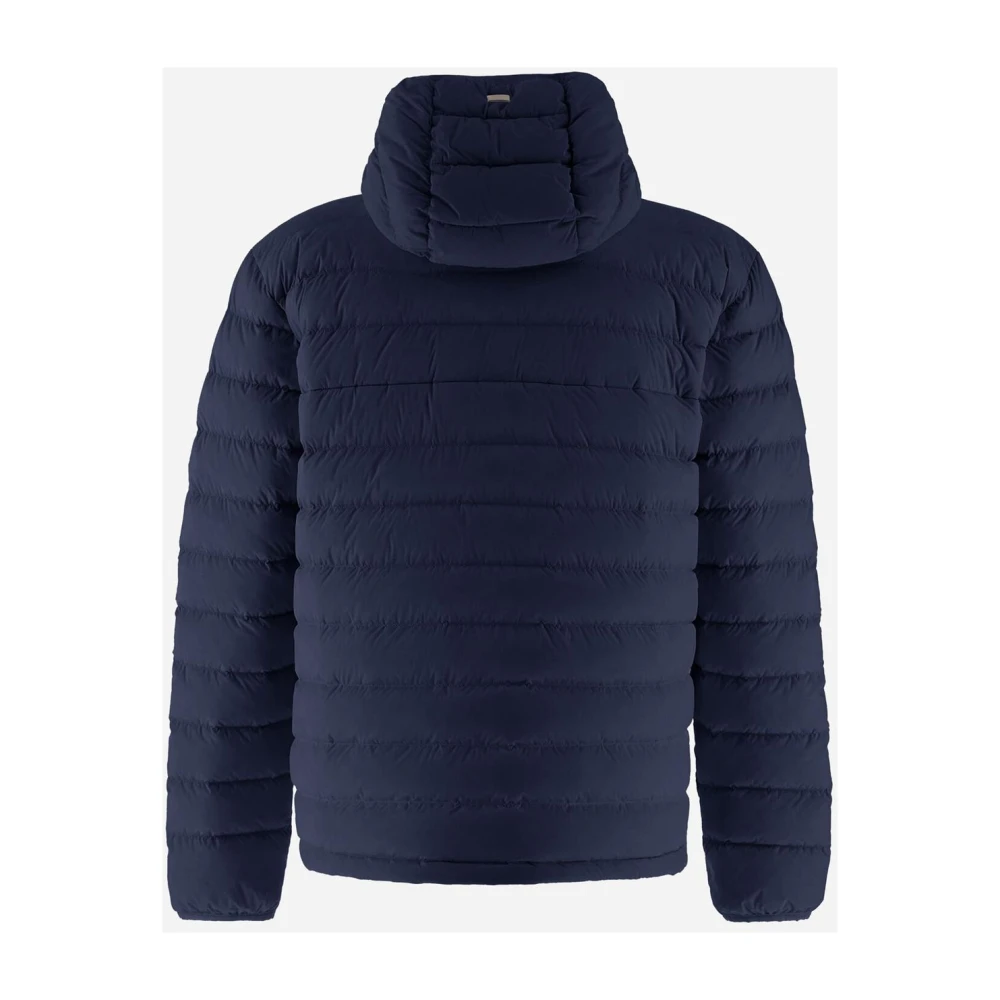 Herno Licht Nylon Stretch Bomber Resort Jas Blue Heren