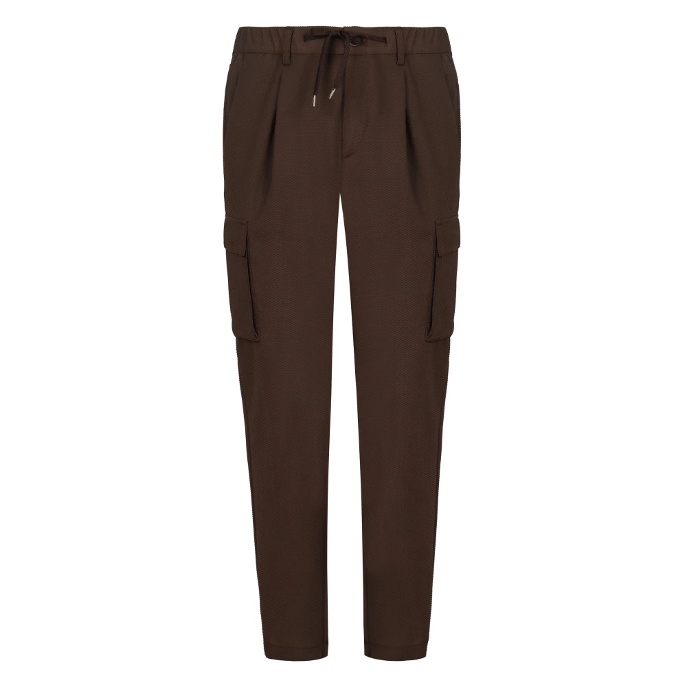 Herno Cargo Broek met Achterpaspelzakken Brown Heren