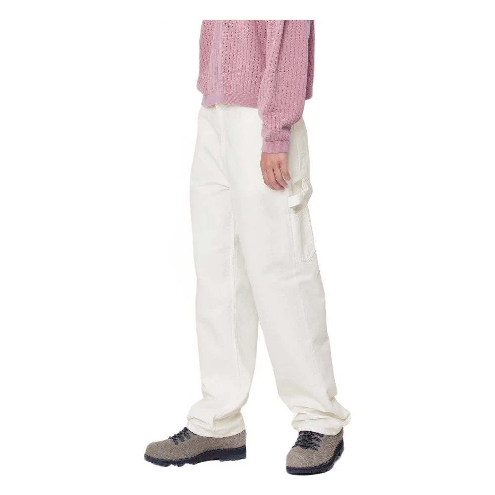 Carhartt WIP Pierce Pant Straight Lange broek White Dames