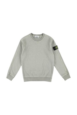 enfants-pull-rose-a-col-rond-tricote