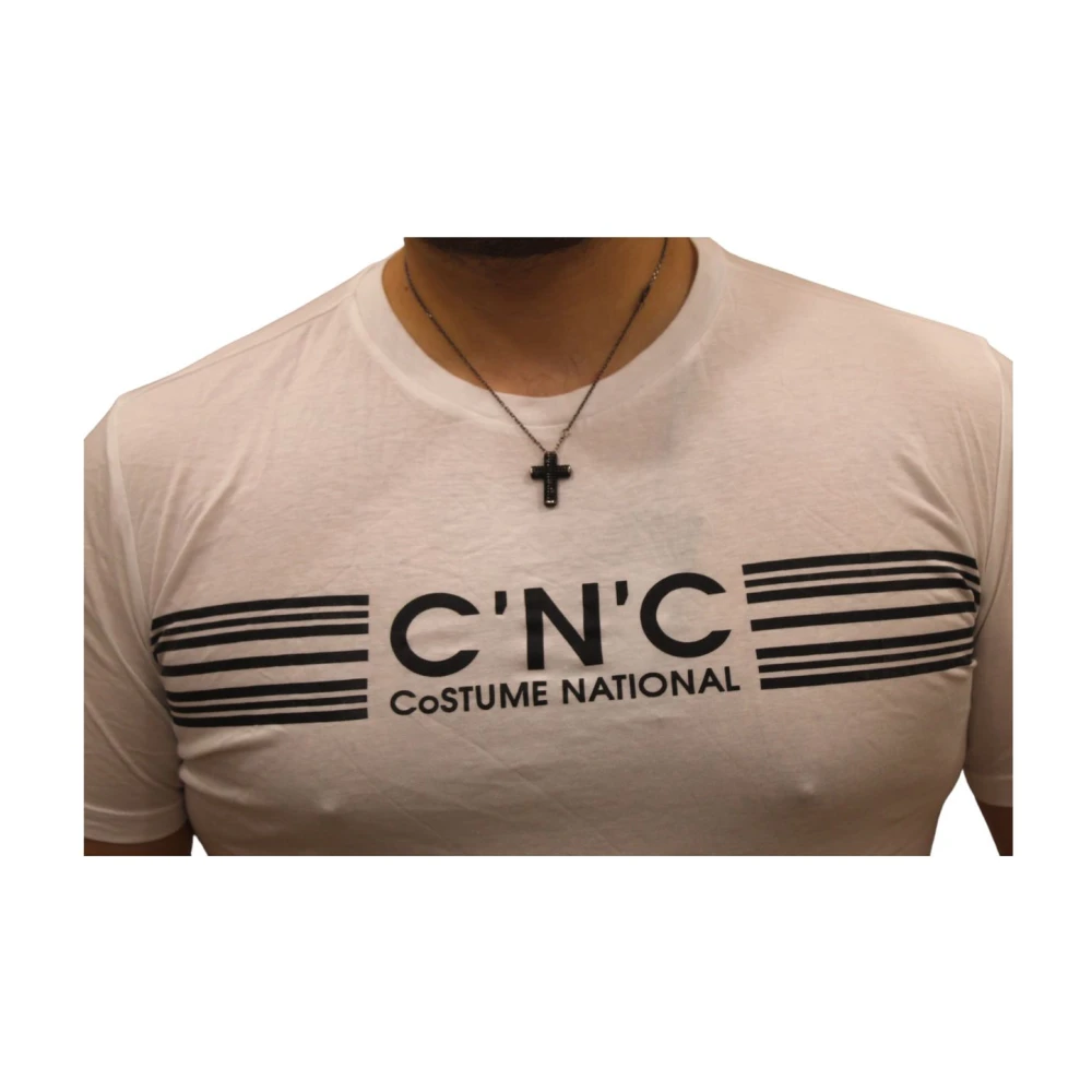 Costume National Korte Mouw T-shirt White Heren
