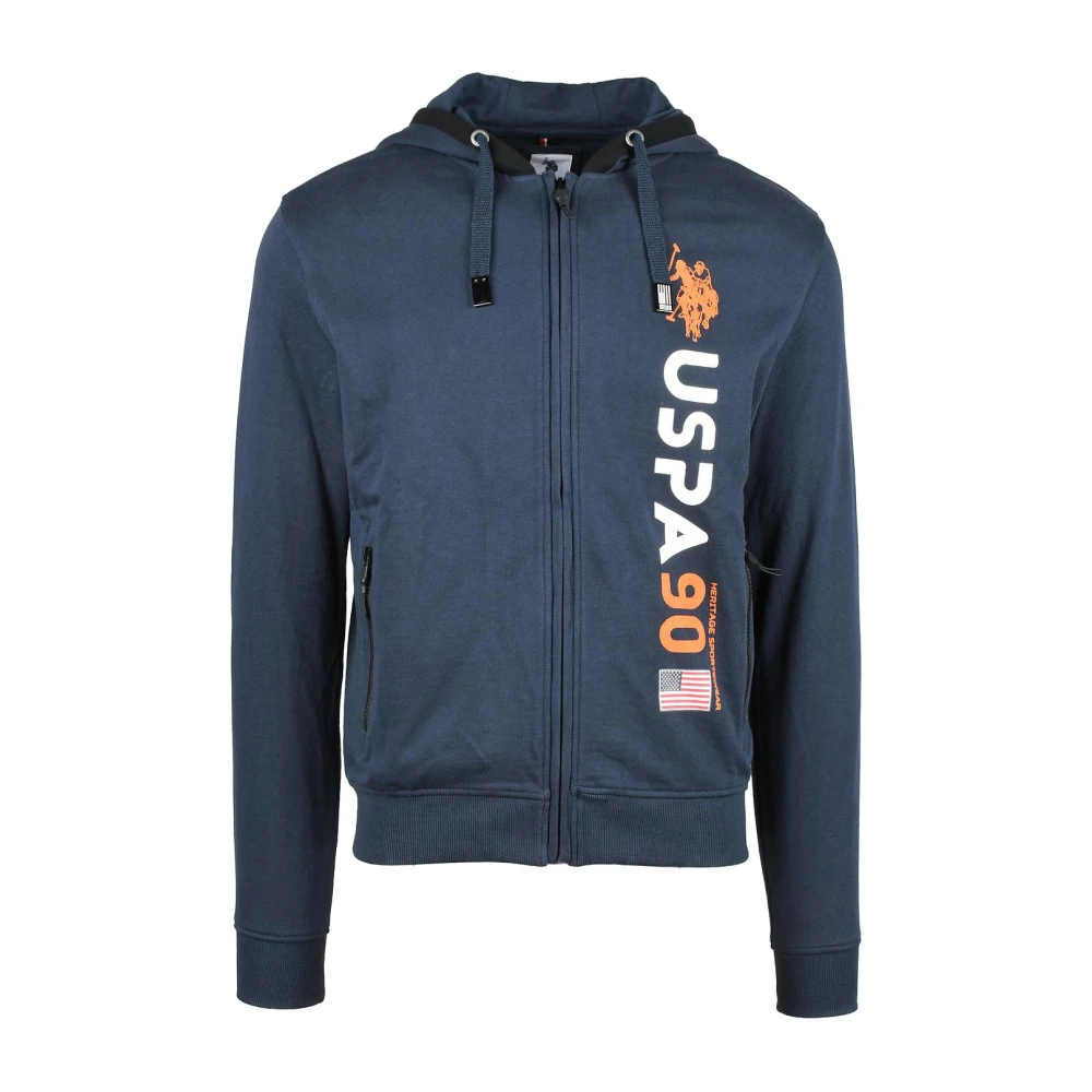 U.s. Polo Assn. Blauwe Sweatshirt voor Mannen Blue Heren