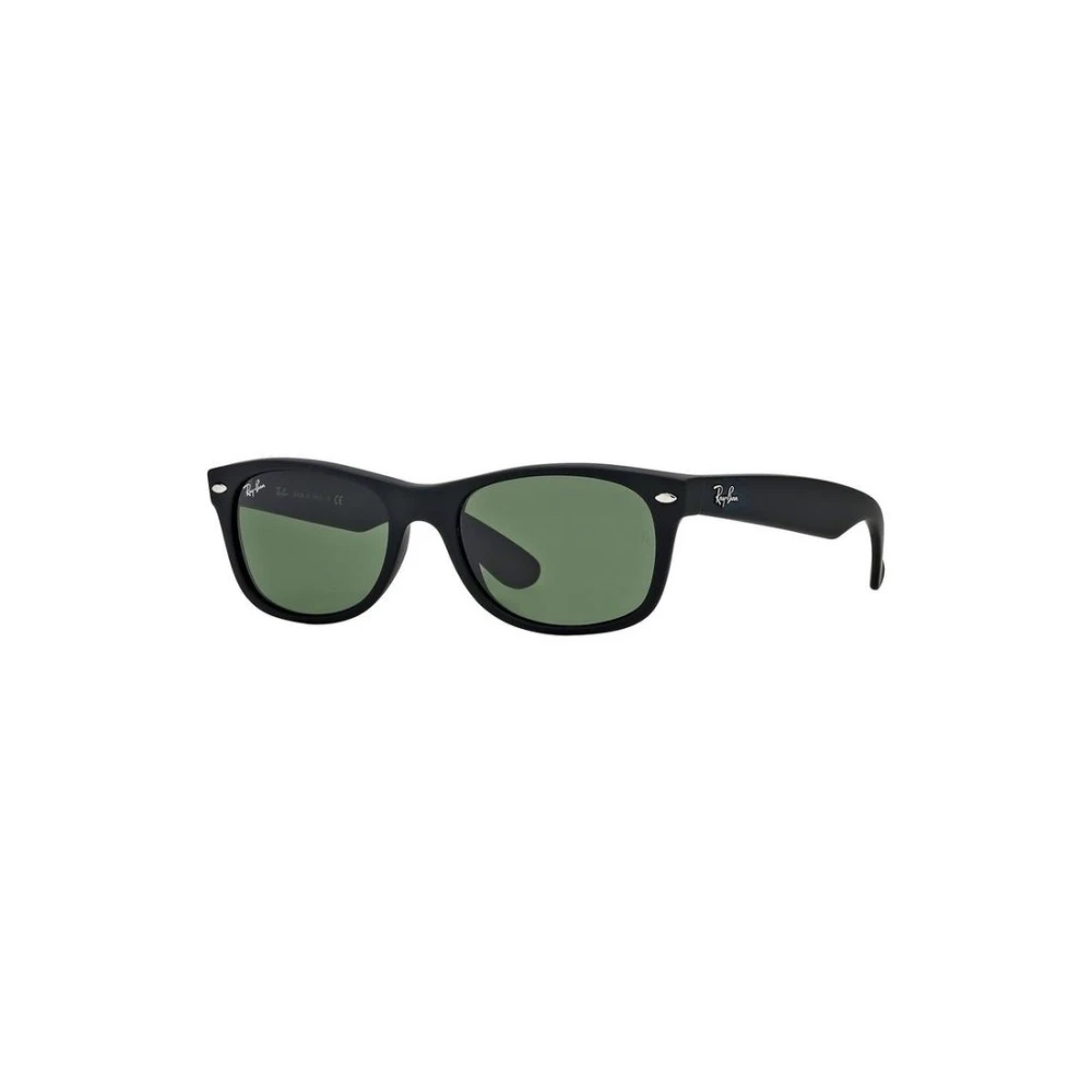 Ray-Ban Unisex Black Rectangle Rubber Green Sunglasses - Image 8