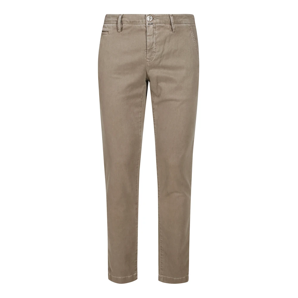 Jacob Cohën Slim Fit Twill Broek Brown Heren