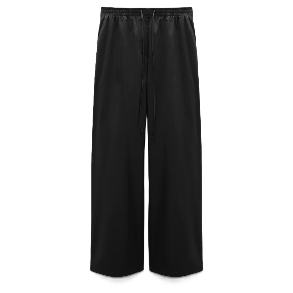 Dorothee schumacher Poplin Power Broek Recht Gesneden Koord Black Dames