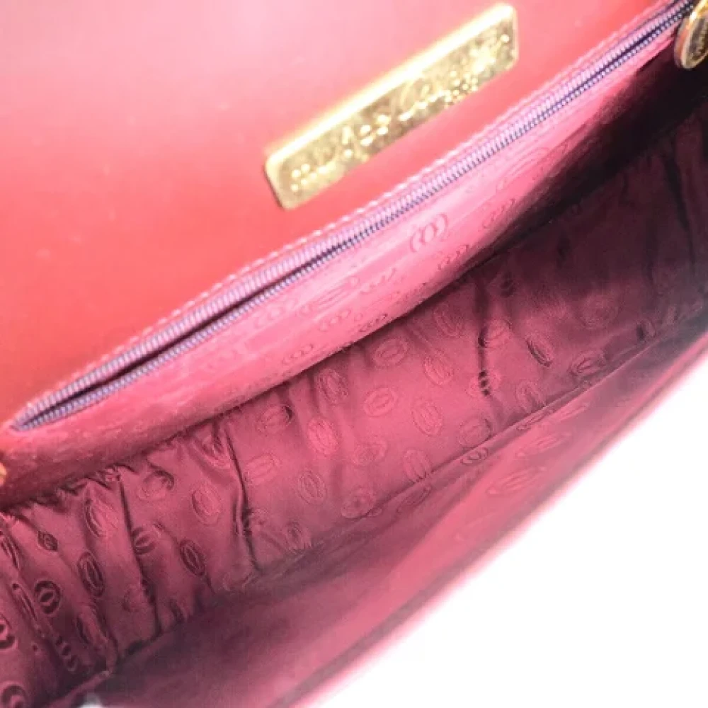 Cartier Vintage Pre-owned Leather shoulder-bags Brown Dames