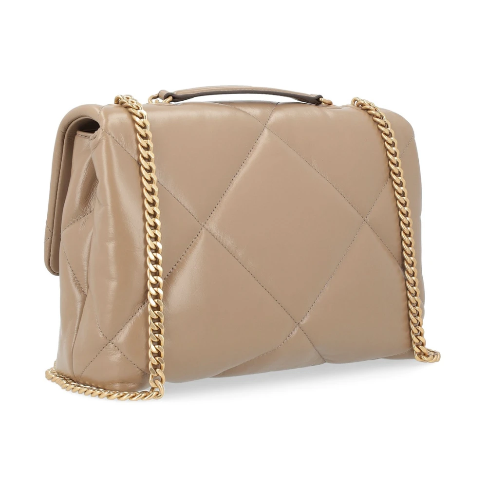 TORY BURCH Diamantquilted Taupe Eiken Beddengoed Brown Dames