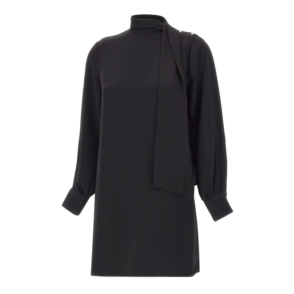 Liu Jo Women's Black Short Dress With Scarf