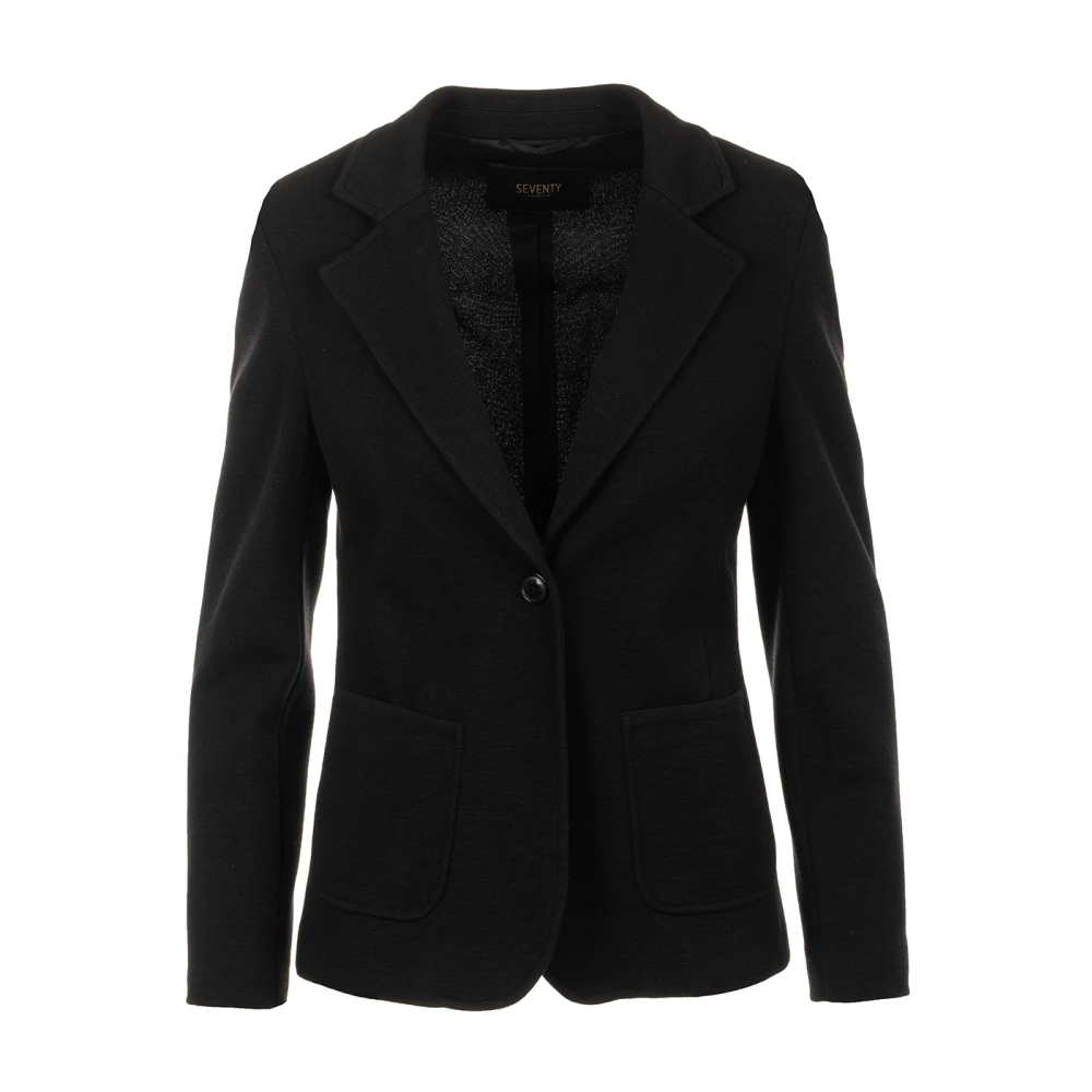 Seventy Zwarte Jas voor Mannen Black Dames