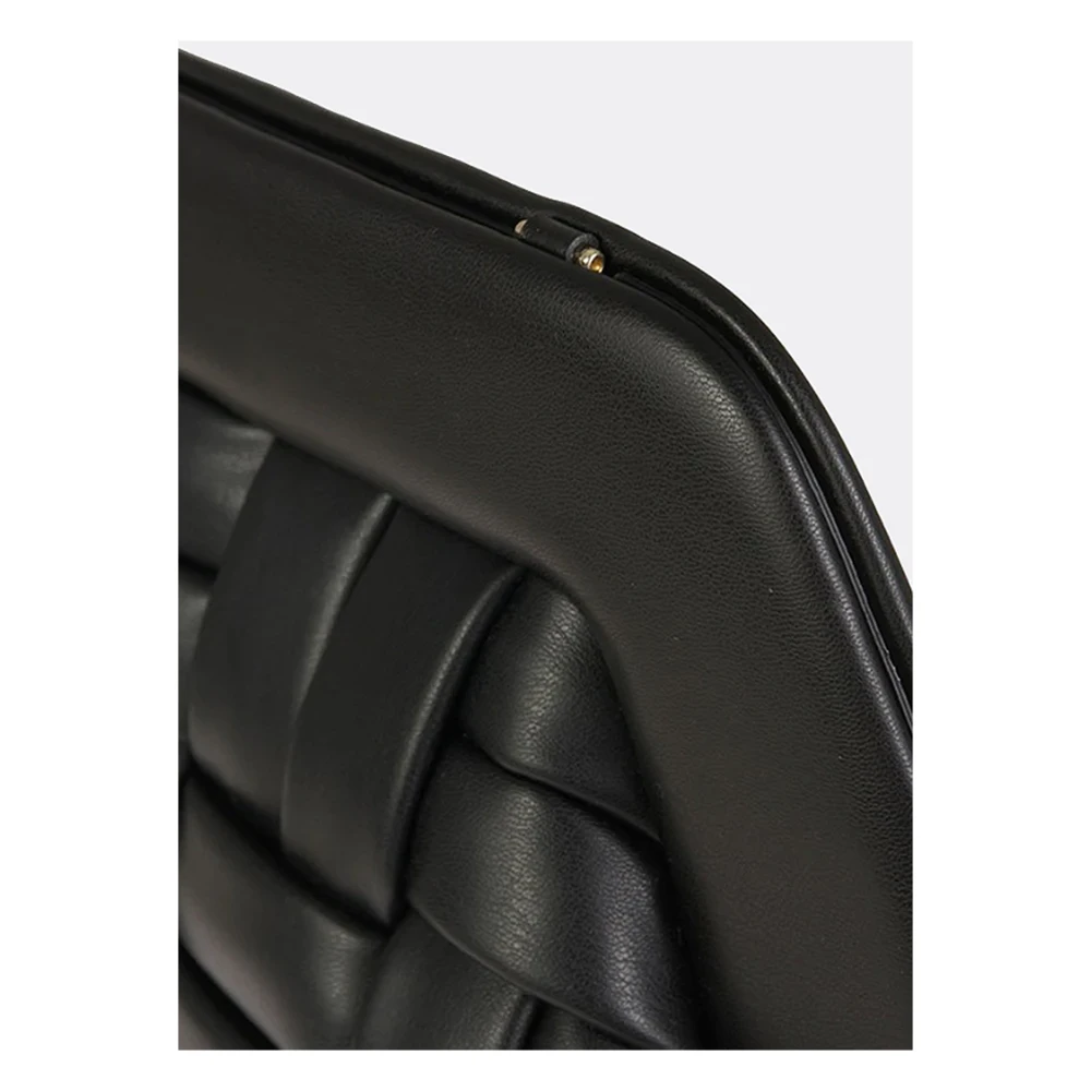 THEMOIRè Geweven Crossbody Tas Black Dames