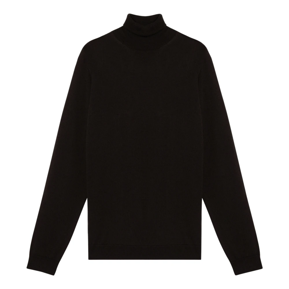 Roberto Collina Trui Turtleneck Brown Heren