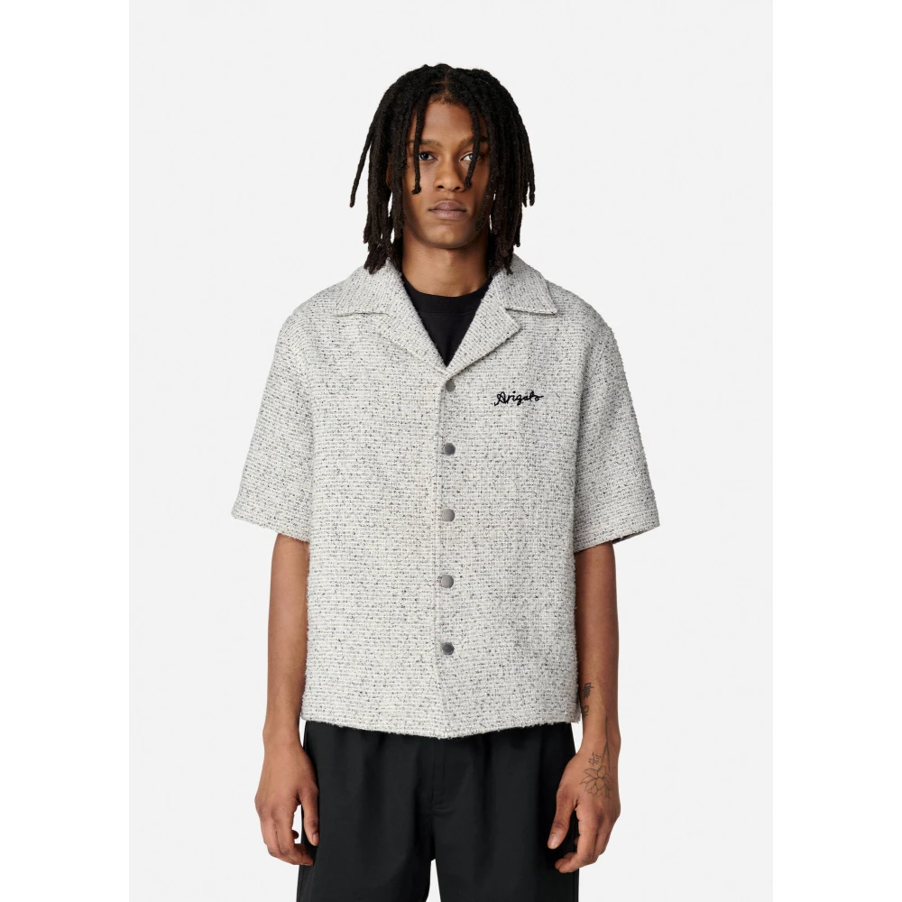 Axel Arigato Gil Boucle Shirt White Heren