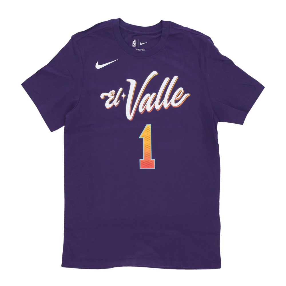 Nike NBA City Edition Essential Tee Devin Broker Phosun Purple Heren