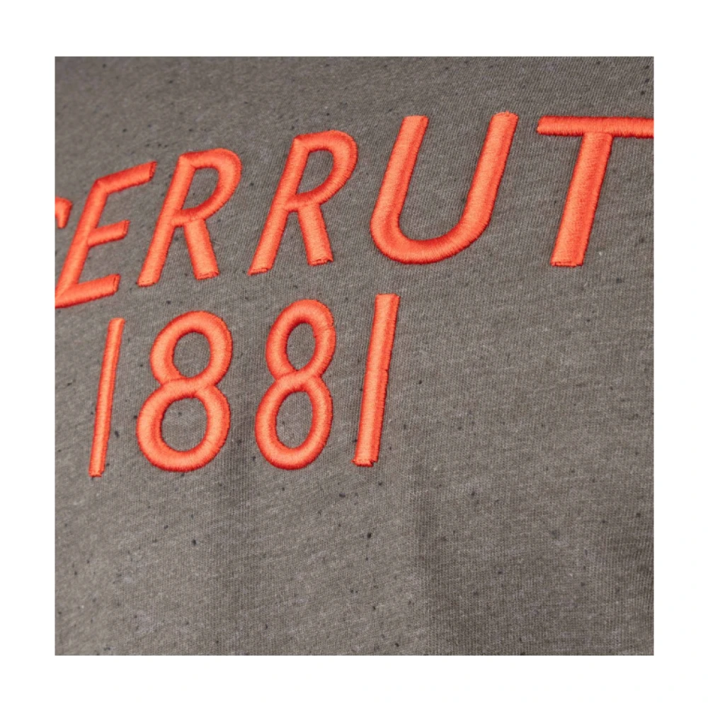 Cerruti 1881 Geborduurd Logo T-shirt Coloratura Green Heren