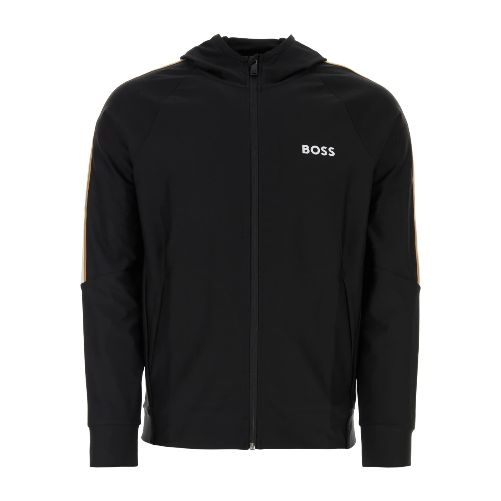 Boss Stijlvolle Sweatshirt voor Mannen Black Heren